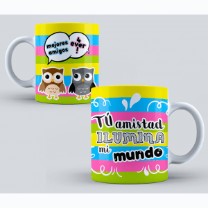 Taza amigos