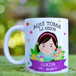 Taza florista